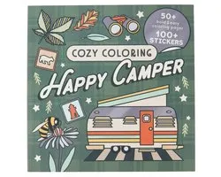 Cozy Coloring- Cozy Coloring Happy Camper
