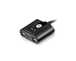 Aten 2-Poorts USB Schakelaar Zwart