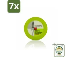 7 x L'Oréal Studio Line Invisi Fix Clean Sculpting Paste 75 ml - Grootverpakking - Gel Paste - Wax Paste - Haar Fixatie - Warrige Look - Gezond Haar