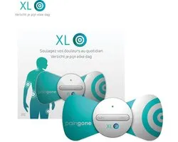 Paingone XL: TENS- elektrode om de pijn te verlichten, ideaal voor de schouders, billen en de rug- automatische werking
