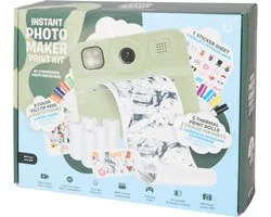 Vision Kinder Cam avec Printer - Instant Print Camera couleur Vert Menthe - Kinder Camera avec Fotoprinter - L Printpapier