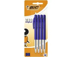 Balpen bic m10 m blauw