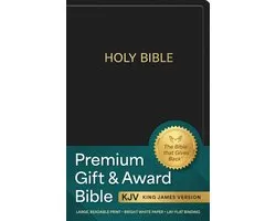 KJV Holy Bible: Premium Gift and Award Bible, Black Imitation Leather