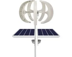Verticale Windturbine - Windmolen Generator - Energie Opwekken - Stil & Efficiënt - 600W 24V - Wit