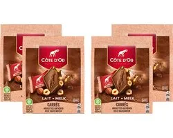 Côte d'Or Mini carré melk hele noot - (10x20g) x 4