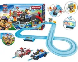 Carrera FIRST Racebaan - First PAW Patrol - R 'N' Rescue - Chase vs. Marshall - 3,5m - met licht, geluid en muziek