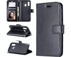 Samsung Galaxy A40 Cover Book Case Noir