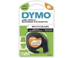 DYMO LetraTag® étiquettes thermocollantes - 12mm x 2m
