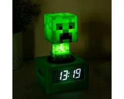 Minecraft Creeper alarm with night light