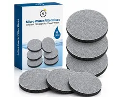 Twenty4seven® Waterfilter Geschikt voor Brita Fill & Go - 6 Stuks MicroDisc Filterpatronen - Filter Vervanging - Waterfilterpatronen voor Drinkfles