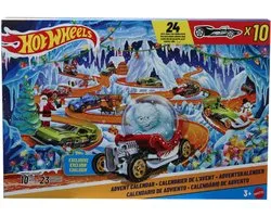 Hot Wheels adventskalender 2026, 34 verrassingen