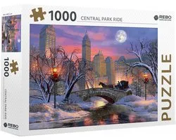 Rebo Productions Legpuzzel Central Park Ride 1000 Stukjes