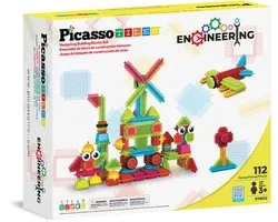 Tactic Picasso Tiles - Jouet de construction - Blocs de construction hérisson - Jouet de construction - Jouet STEM - Jouet de construction créatif - 112 pièces - À partir de 3 ans