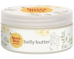 Burt's Bees Mama Belly Butter – Stretch Mark Cream voor Buik, Prenatale & Postnatale Huidverzorging, Shea Butter & Vitamine E