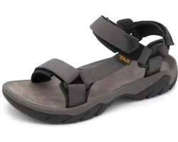 Teva M TERRA FI 5 UNIVERSAL Leren Heren Sandalen - Donkergrijs