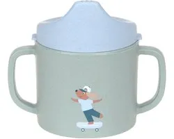 Lässig Tiny Team Dog Tuitbeker - PP/Cellulose - Groen/Blauw