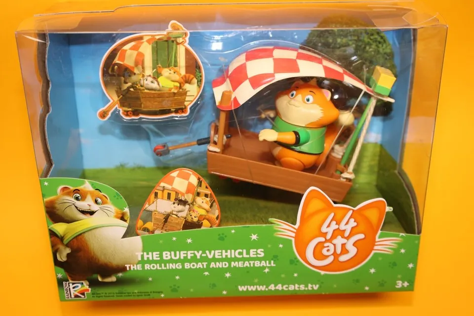 Smoby 44 Cats Meatball Metti Sammelfigur mit Zubehör ca 8 cm Figur Buffycats