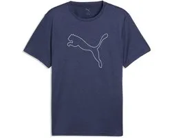 M TAD ESSENTIAL HEATHER CAT TEE CF large cat