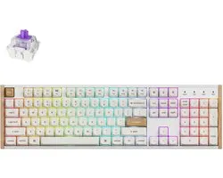 Keychron K10 HE - Magnetisch Toetsenbord - Draadloos - US Qwerty - 100% - Special Edition - Wit