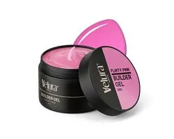 Velura® Builder Gel - 30g Flirty Pink - Liquid Builder Gel - Gelnagels - BIAB - Flexibele Hechting & Dimethicone Comfort - HEMA- & TPO-vrij