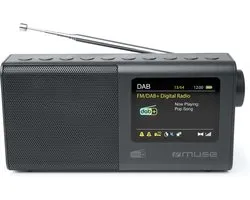 Muse M-117DB - Draagbare DAB+/FM-radio met LCD-kleurendisplay