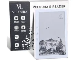 Veloura ereader - e reader met Hoesje voor E books - 32GB E-Readers - E-reader Nederlandstalig - Online luisterboeken & audio