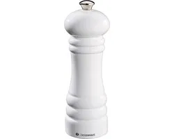 Zassenhaus Berlin pepermolen, glanzend wit, 18 cm