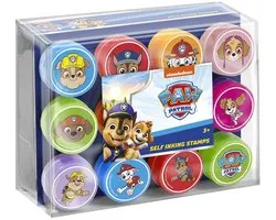 PAW Patrol Zelfinktende stempels - 12 stuks - Speelgoed Kinderen - Knutselen - Voor meisjes en jongens - Ook voor kleuters - Vanaf 3 jaar - Totum