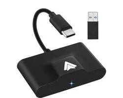 Wireless Android Auto Dongle - Plug & Play Laag Latency - Draadloze Conversie voor Android Auto - Zwarte Adapter - Snelle Installatie & Breed Compatibel