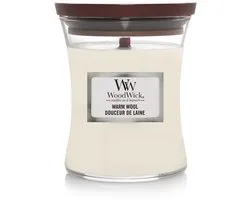 WoodWick Hourglass Medium Geurkaars - Warm Wool - 60 branduren