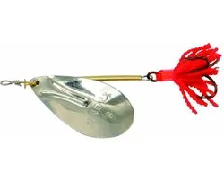 Ondex Ondex Spinner Silver – onverzwaarde spinner met zilverkleurig blad Maat 1 / 1,5 gram