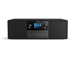 PHILIPS TAM6805 - Stereo-Installatie met Bluetooth en Internetradio DAB+/FM (USB, Spotify Connect, MP3-CD, Audio-ingang, 50 W, Alles-in-één Microsysteem, Digital Sound Control) - Zwart