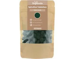 Spirulina Tabletten 100% Puur – 250 Tabletten - Spirulina Tabletten 500mg - Rijk aan Eiwitten en Natuurlijke Voedingsstoffen - Alternatief voor Spirulina Poeder