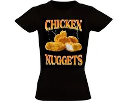 Chicken Nugget Dames T-shirt - Snacks - Kip - Eten - shirt