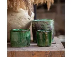 Côté Bougie - Geurkaars Bougie Tamegroute Verte Menthe en Thé Small - Kaarsen