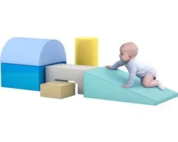 AIYAPLAY - Zachte speelset voor kinderen - Schuim - 60x40x20cm - Multicolor
