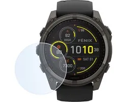 Screenprotector Geschikt voor Garmin Fenix 8 Solar (51 mm) Screenprotector Bescherm Glas Screen Protector - Screenprotector Geschikt voor Garmin Fenix 8 Solar Gehard Glas