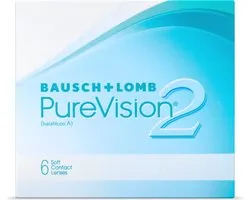 -11,00 PureVision 2 HD - 6 pack - Maandlenzen - Contactlenzen
