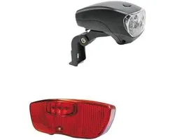 KIT LED Tail Light Headlight + LED Tail Light Connection Bike Olanda - R - Graziella - Vintage City Bike - Men/Women
