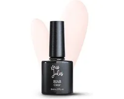 Miss Jules® BIAB – Constructeur en Bouteille – Gel Constructeur d'Ongles BIAB - Transparent - Transparent - Sans HEMA ni TPO