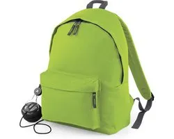 Original Fashion Backpack/Rugzak BagBase - 18 Liter Lime Green