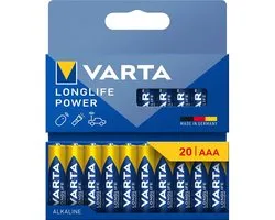 VARTA Longlife Power AAA Pack 20