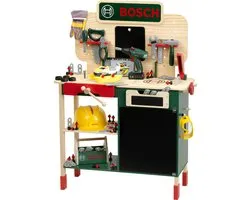 KLEIN – 8734 – Bosch mini werkbank – Elektrische schroevendraaier – Hout