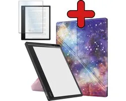 Étui adapté pour Kobo Elipsa 2E Étui de Luxe avec protecteur d'écran - Kobo Elipsa 2E Sleepcover Book Case - Galaxy