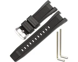 Waterproof Rubber Replacement Strap for Casio GST Men's Watches
