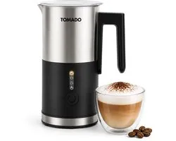 Tomado TMF2501S - Elektrische Melkopschuimer - 4 standen - Warm en koud opschuimen - PFAS vrij - Cappuccino maken – rvs