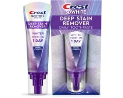 Crest 3D White Deep Stain Remover Enamel Strength – Whitening Tandpasta –88 g