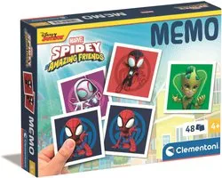 (Clementoni - Geheugenspel voor kinderen - Spidey and Friends - 48 Kaarten - Geheugen spel - Educatief Speelgoed - Vanaf 4 jaar)