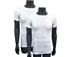 Naft extra lange t shirts 2pack wit L-XL
