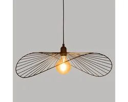 Atmosphera Adelia Hanglamp - Ø57xH104cm - Zwart